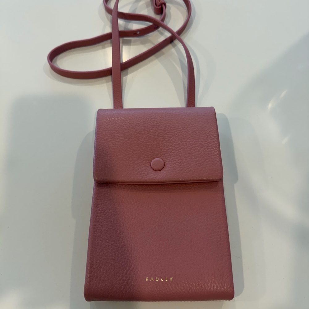 Radley London Mallow Street - Phone Crossbody Bag – Soft Padded Leather - Rose